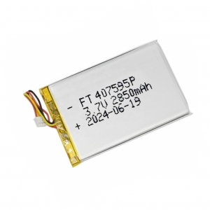 3.7V 2850mAh 407595 lithium polymer battery
