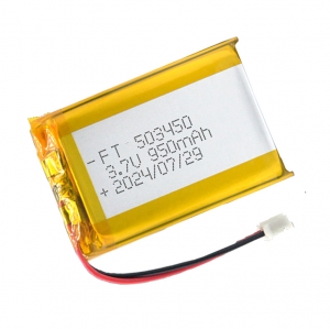 3.7V Ultra Thin Lipo battery 503450 3.7V 950mah Li-po Lithium Li Ploymer Battery