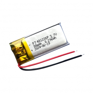 3.7V 80mAh 481220 lithium polymer battery