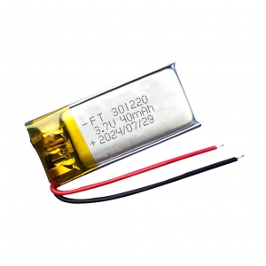 3.7V 40mAh bluetooth earphone Lipo batteries 301220