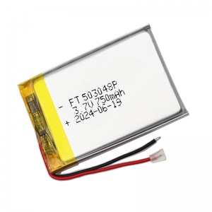 3.7V 750mAh Lipo batteries 503048 with UL certificate